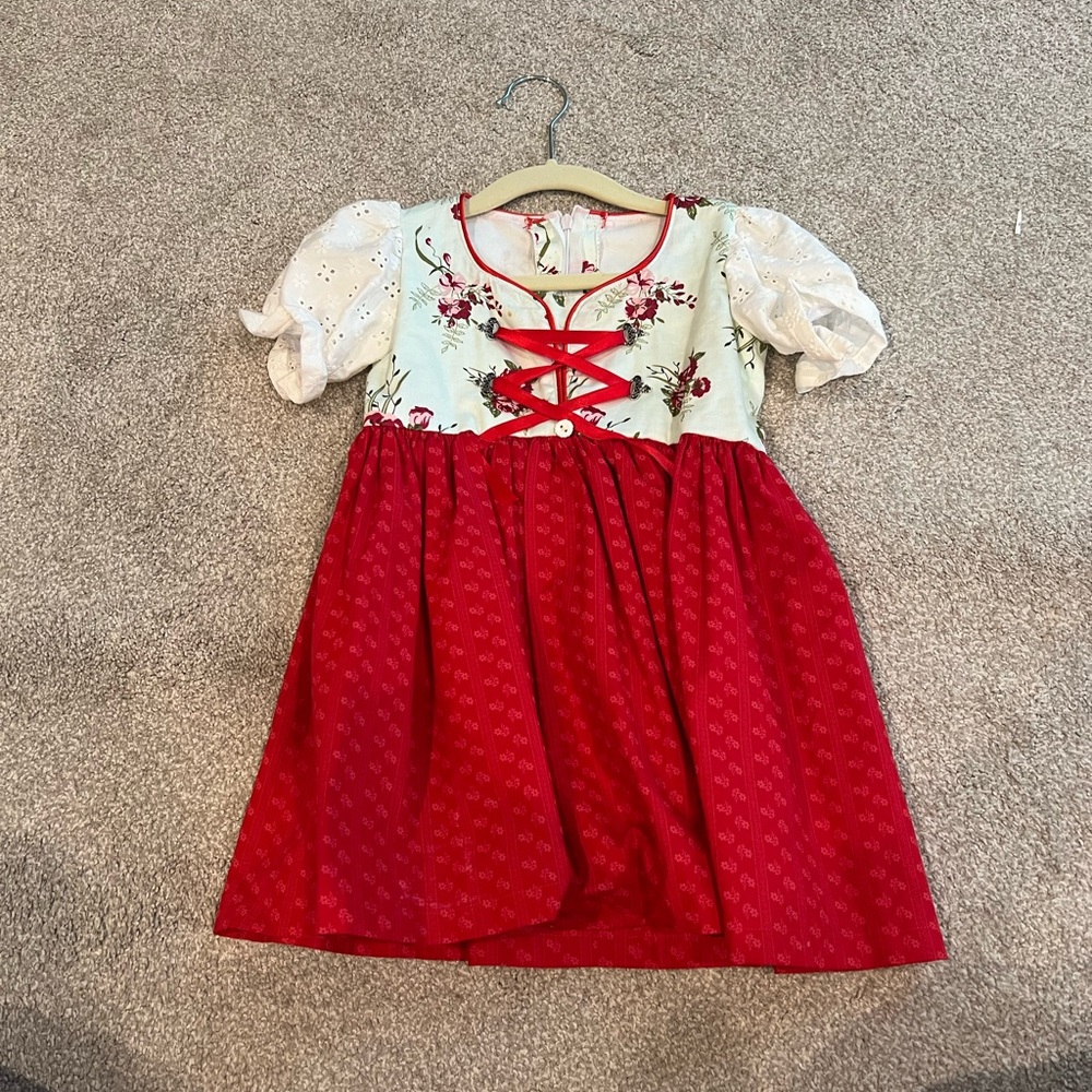 12-18m Dirndl dress GUC